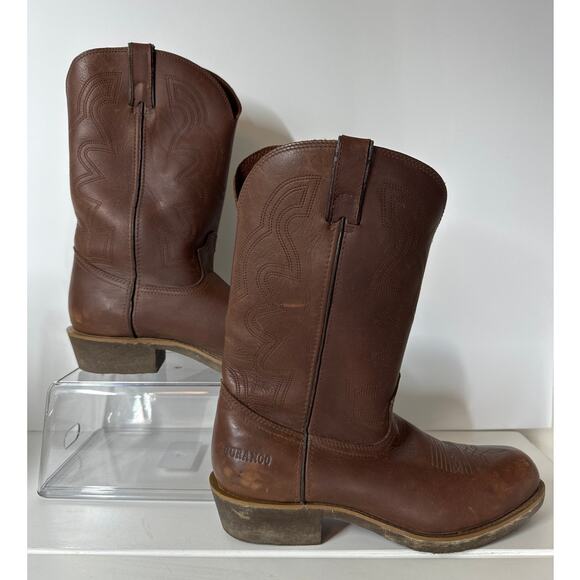 Durango Farm & Ranch Western Boots FR204 Steel Toe 12" Brown Men's Workboot 11EE - Picture 1 of 14
